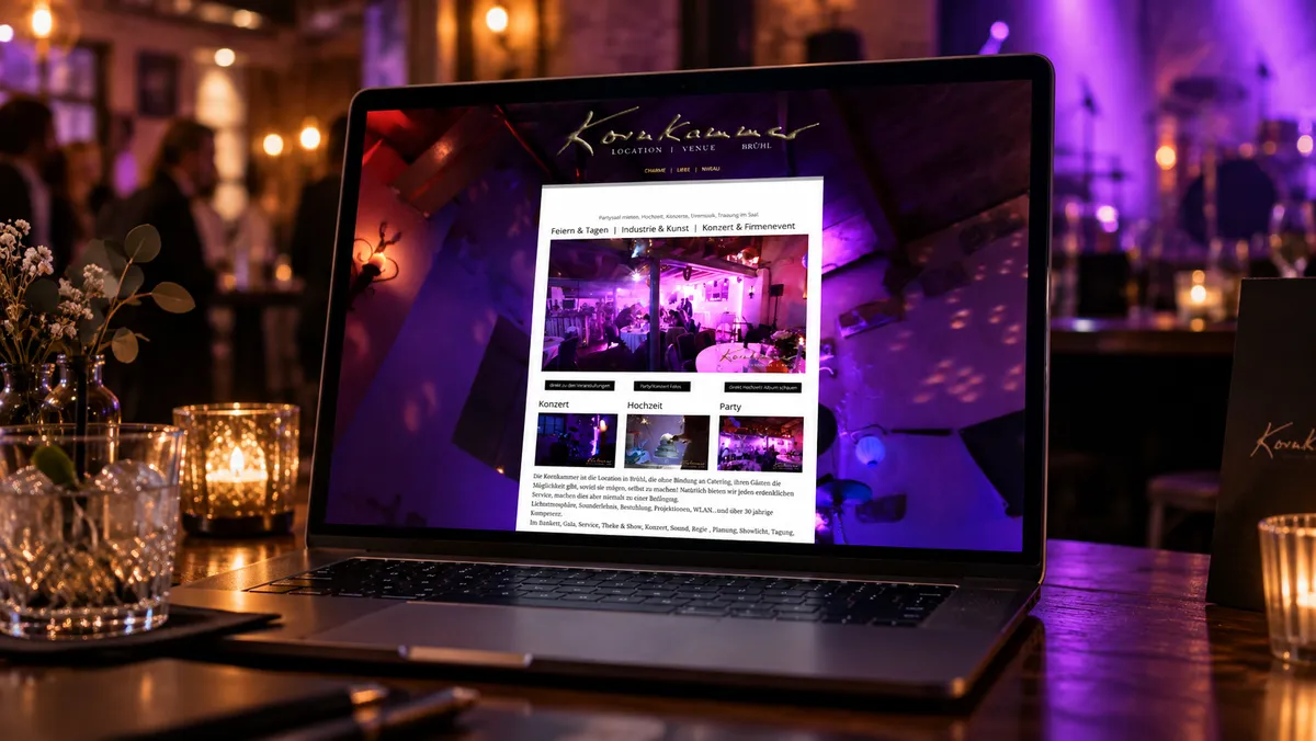 Kornkammer, alte Website